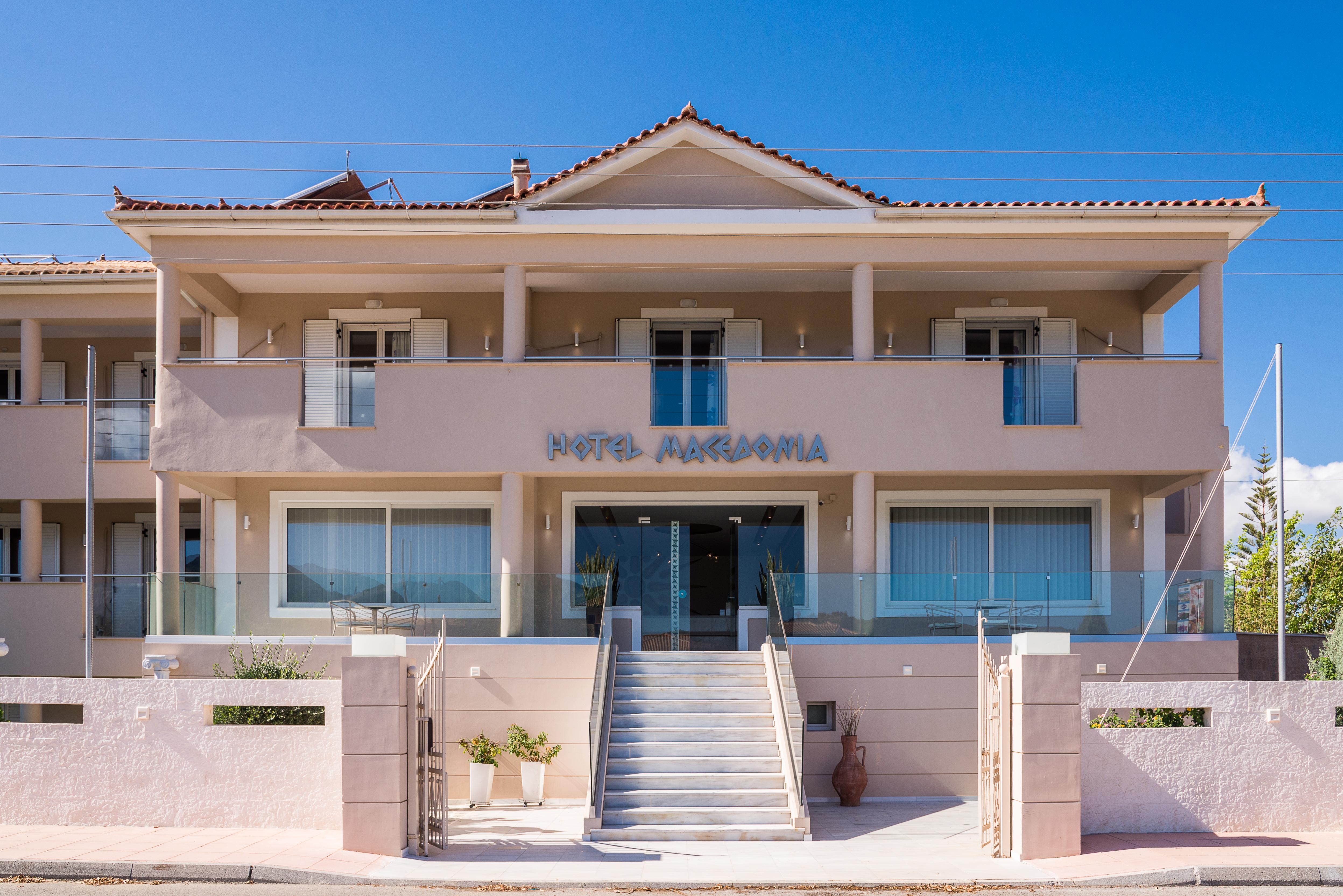 Macedonia Hotell Kalamákion Exteriör bild