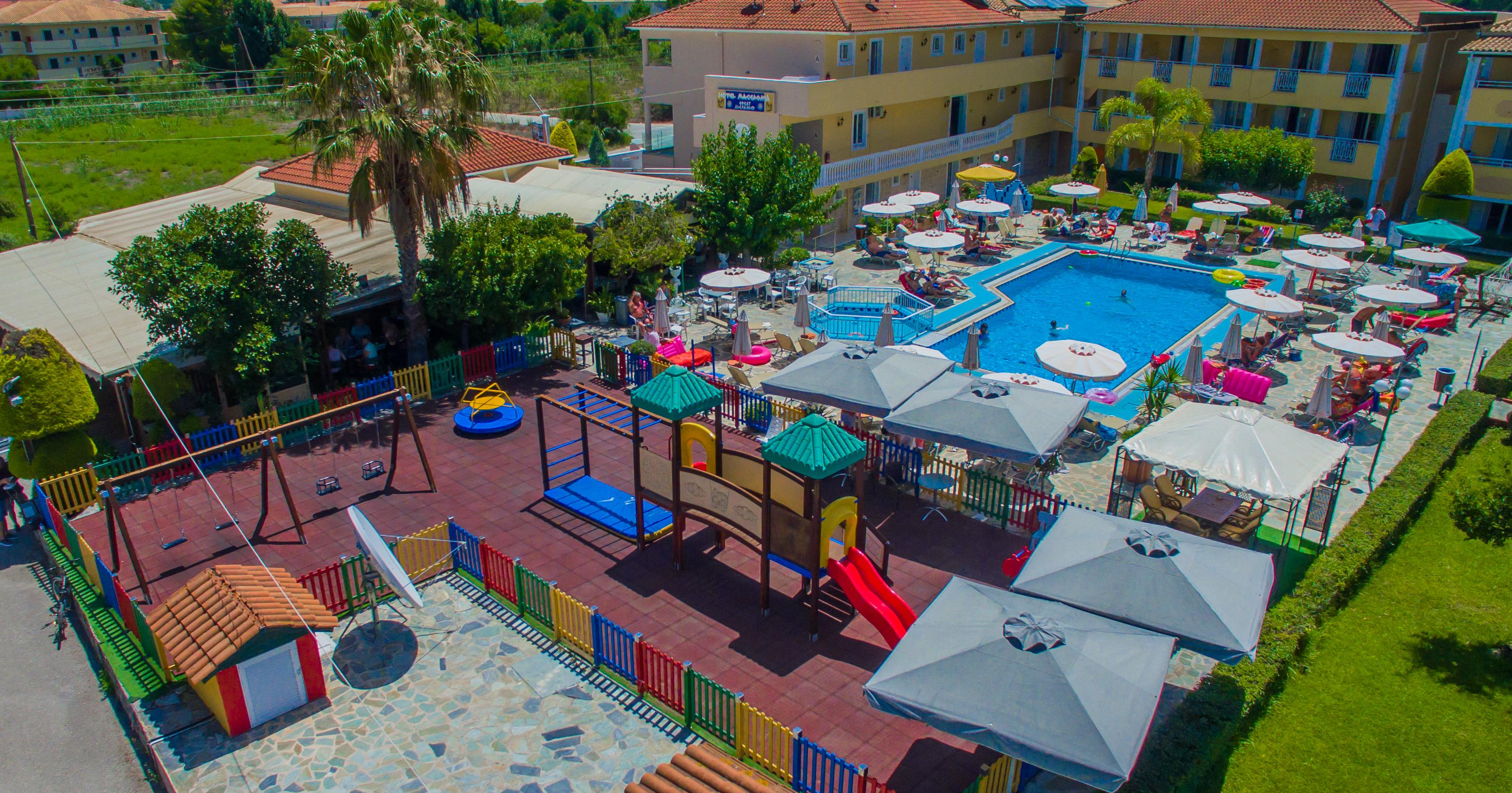 Macedonia Hotell Kalamákion Exteriör bild