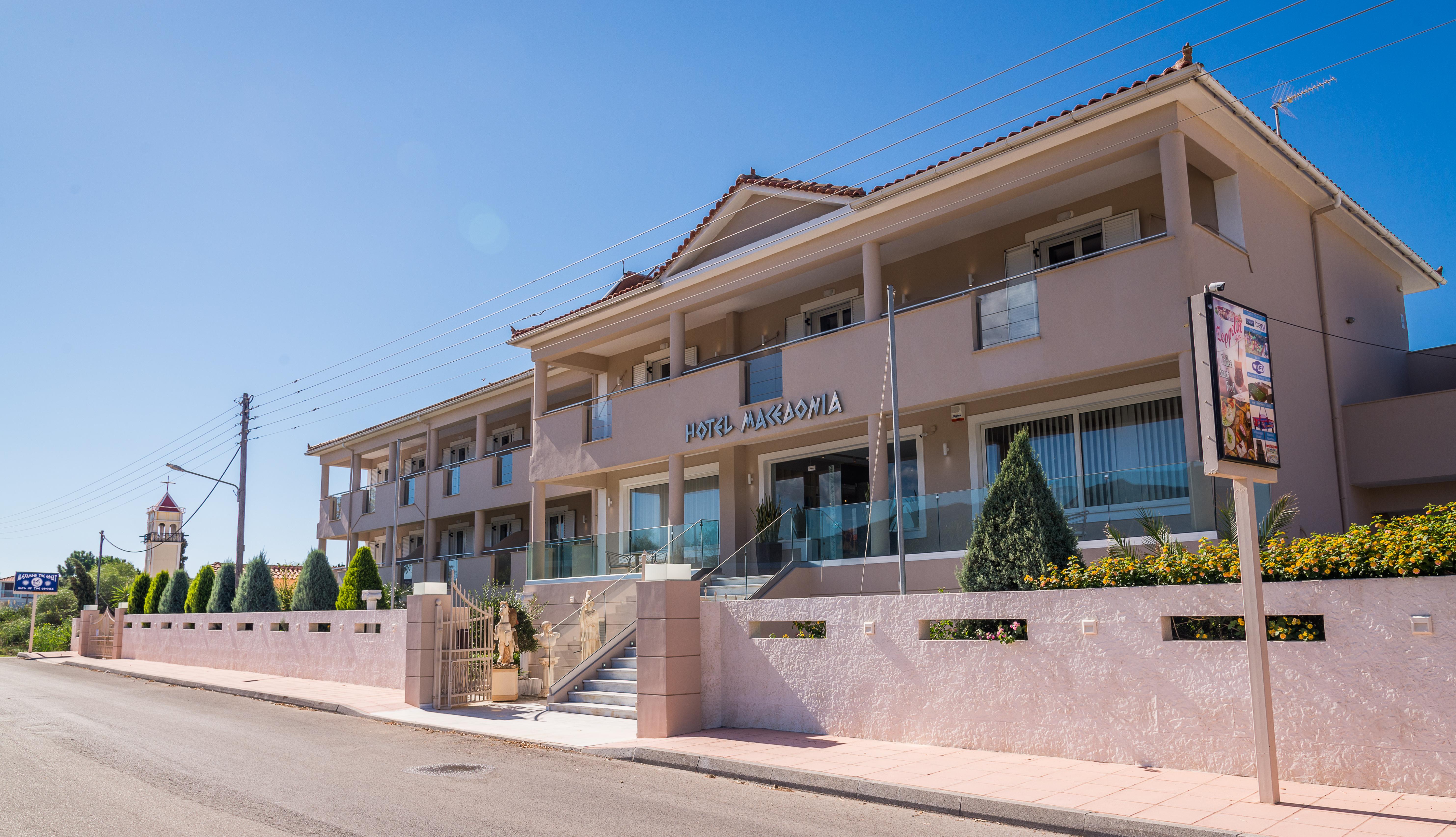Macedonia Hotell Kalamákion Exteriör bild