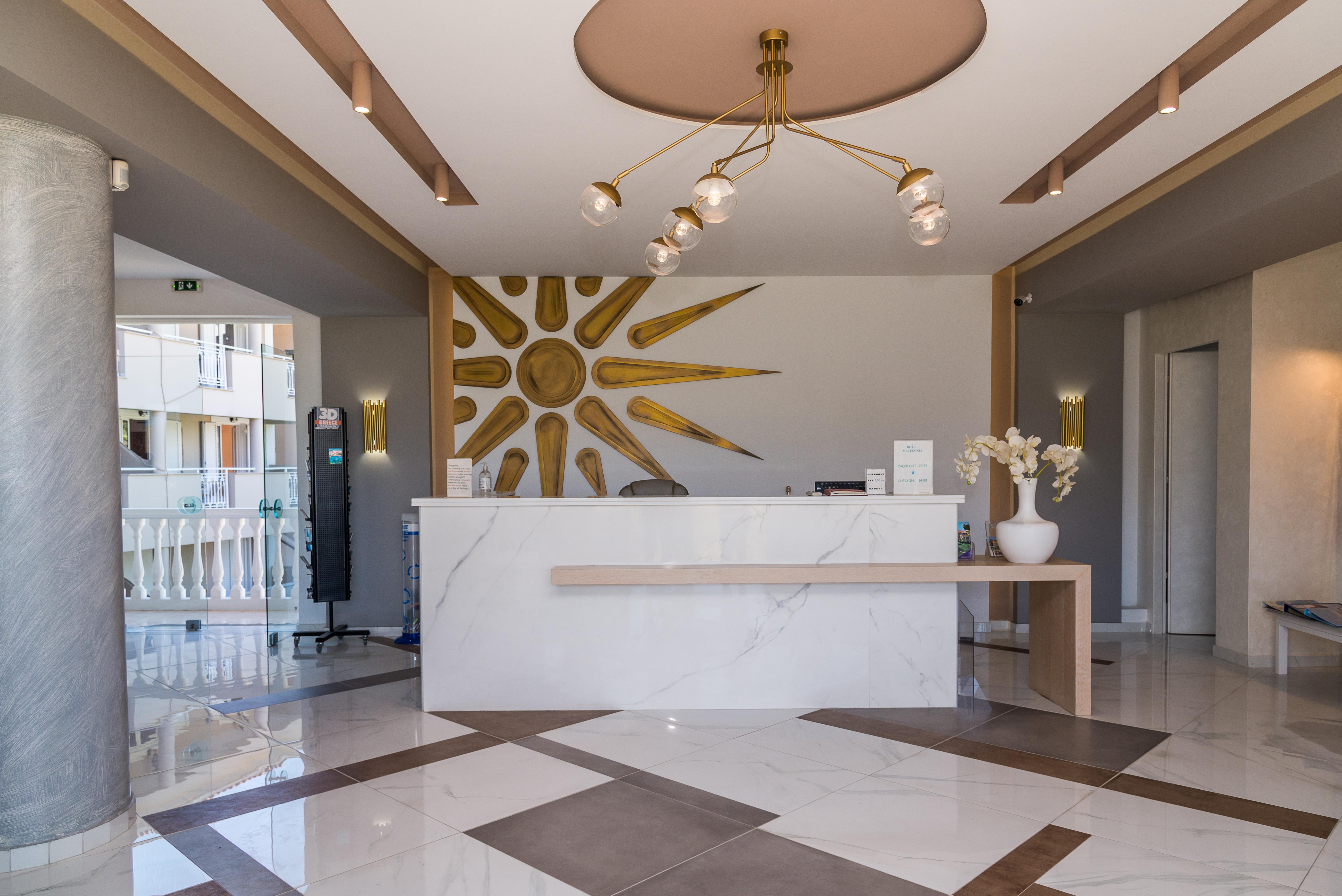 Macedonia Hotell Kalamákion Exteriör bild