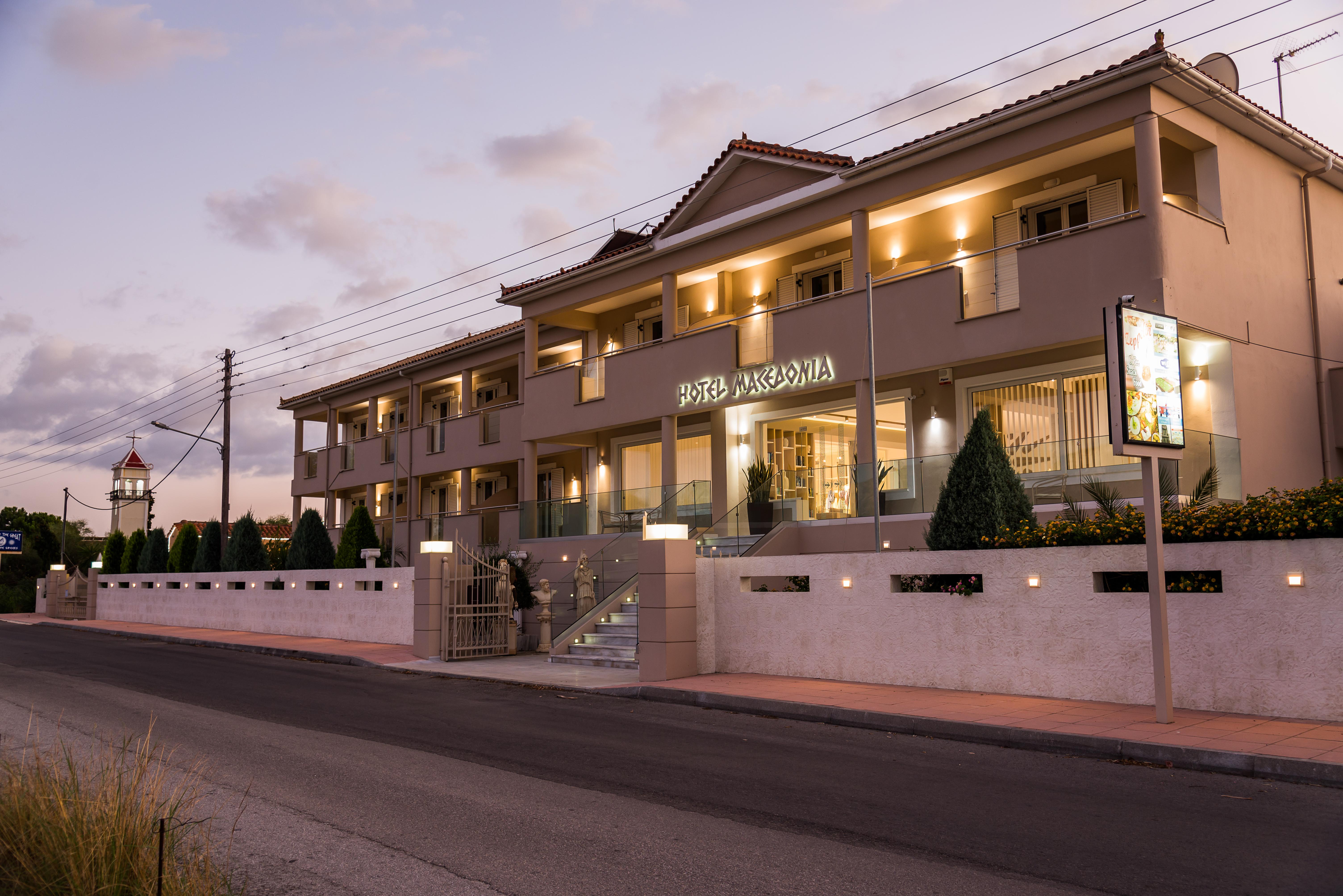 Macedonia Hotell Kalamákion Exteriör bild