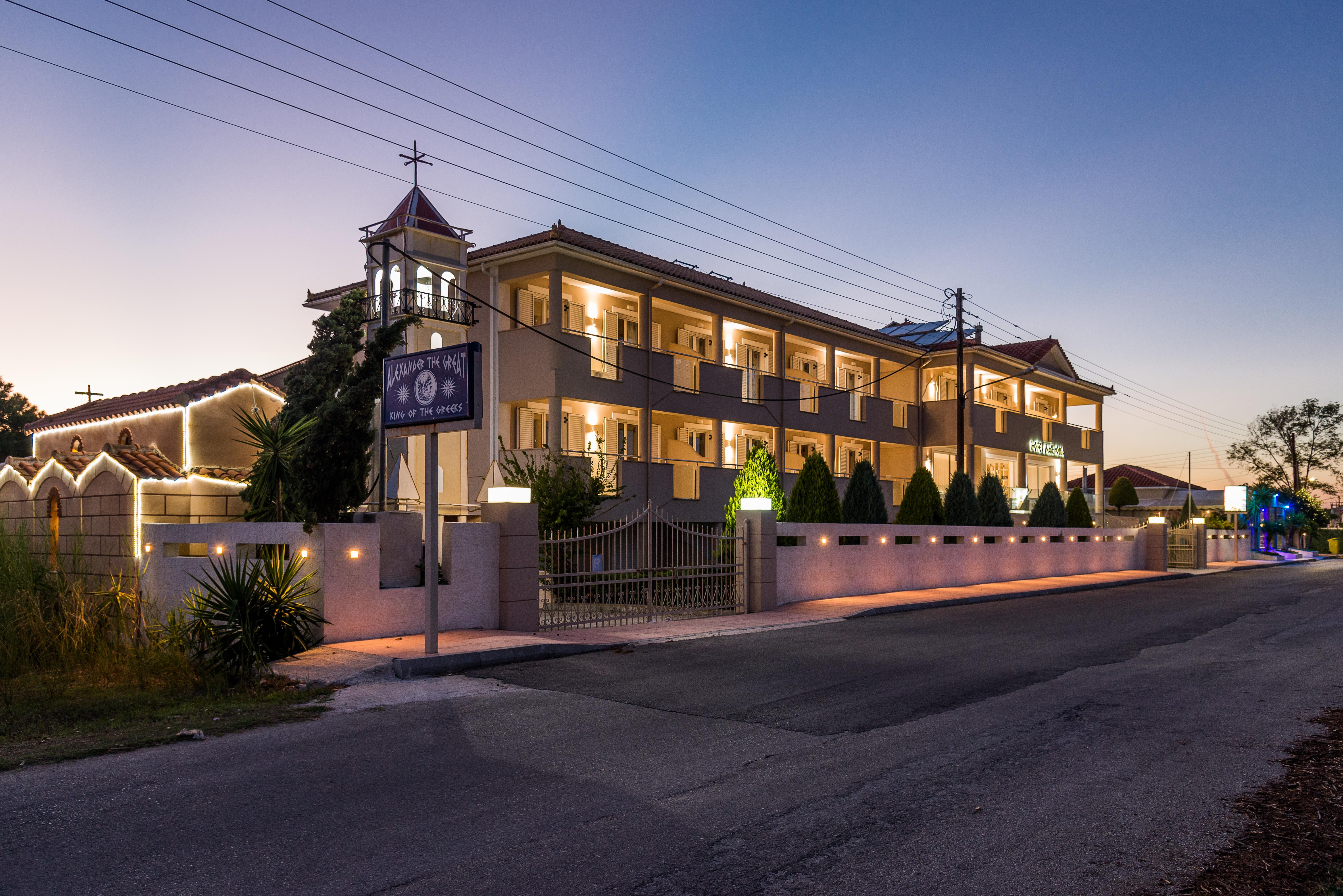 Macedonia Hotell Kalamákion Exteriör bild